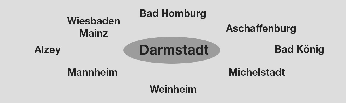 Darmstadt und Umgebung